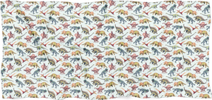 Dino Oblong Scarf | Designed by J6R6